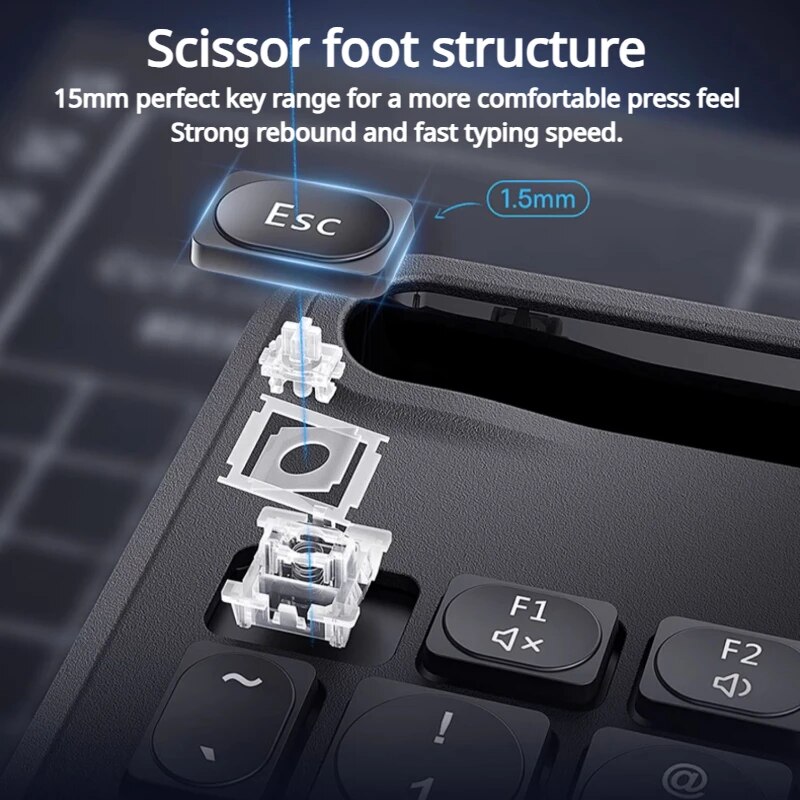 Bàn Phím Không Dây CN-Baseus K03 Ultra-thin Wireless Keyboard (Hàng chính hãng)