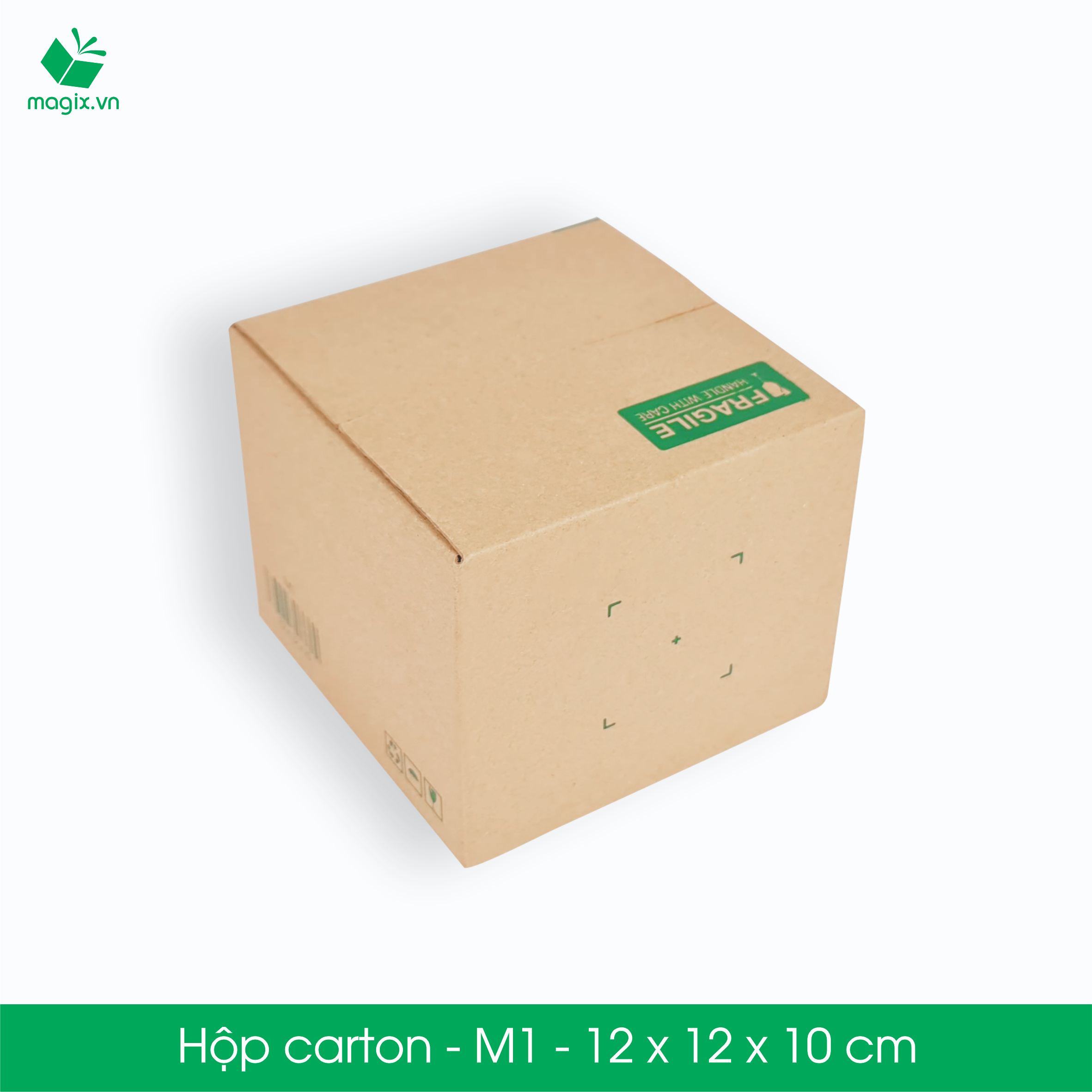 M1 - 12x12x10 cm - 20 Thùng hộp carton