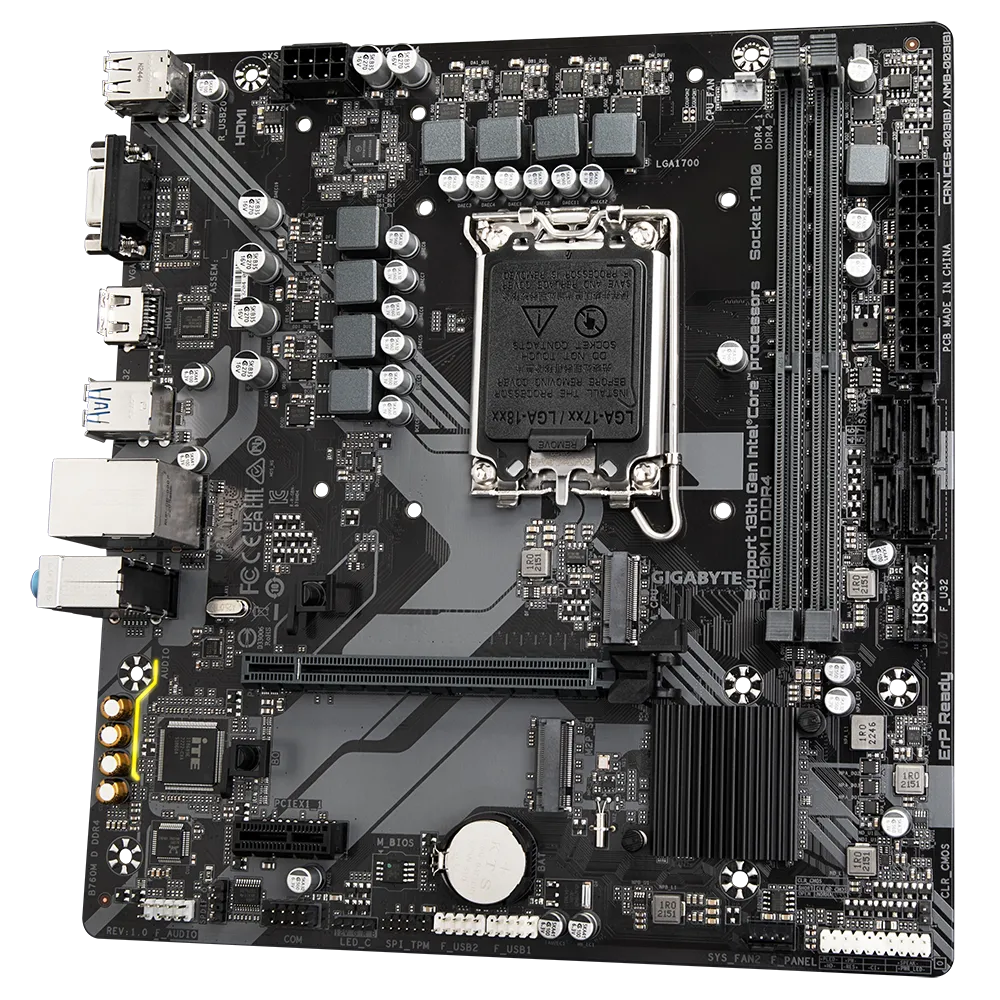 Main Gigabyte B760M D - Hàng chính hãng Viễn Sơn phân phối