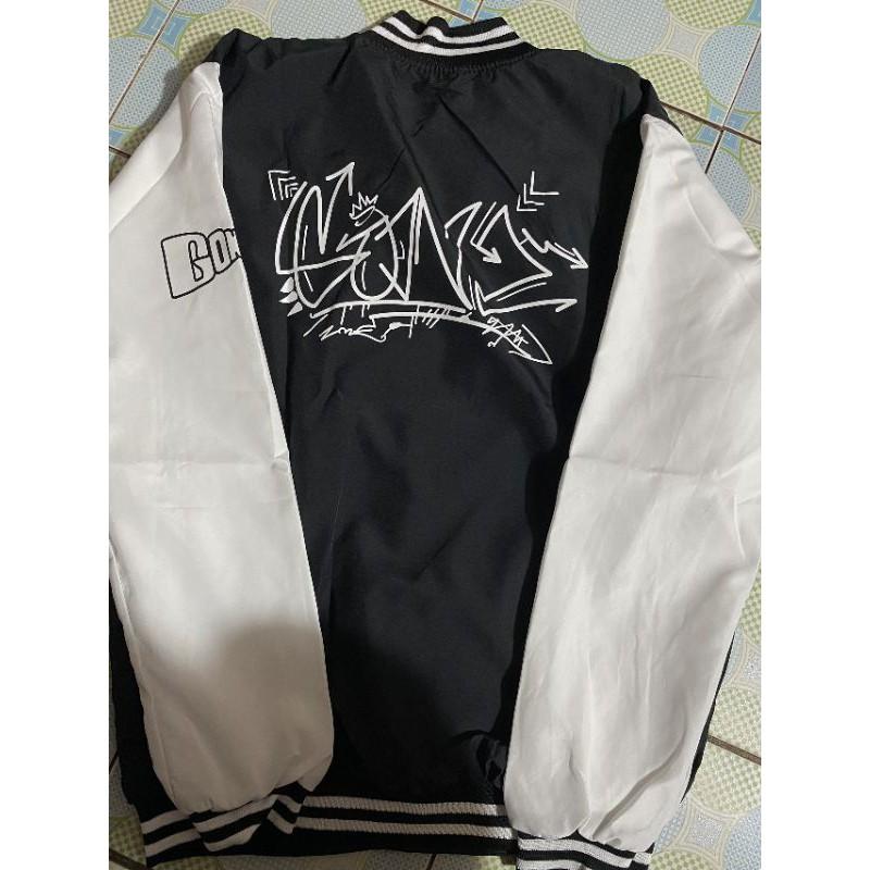 Áo khoác dù Varsity GonZ Bomber Nam Nữ Ulzzang Form Rộng