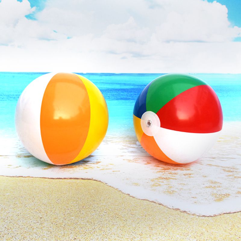 Bộ 2 Bóng chơi bãi biển PVC cho bé 6 màu