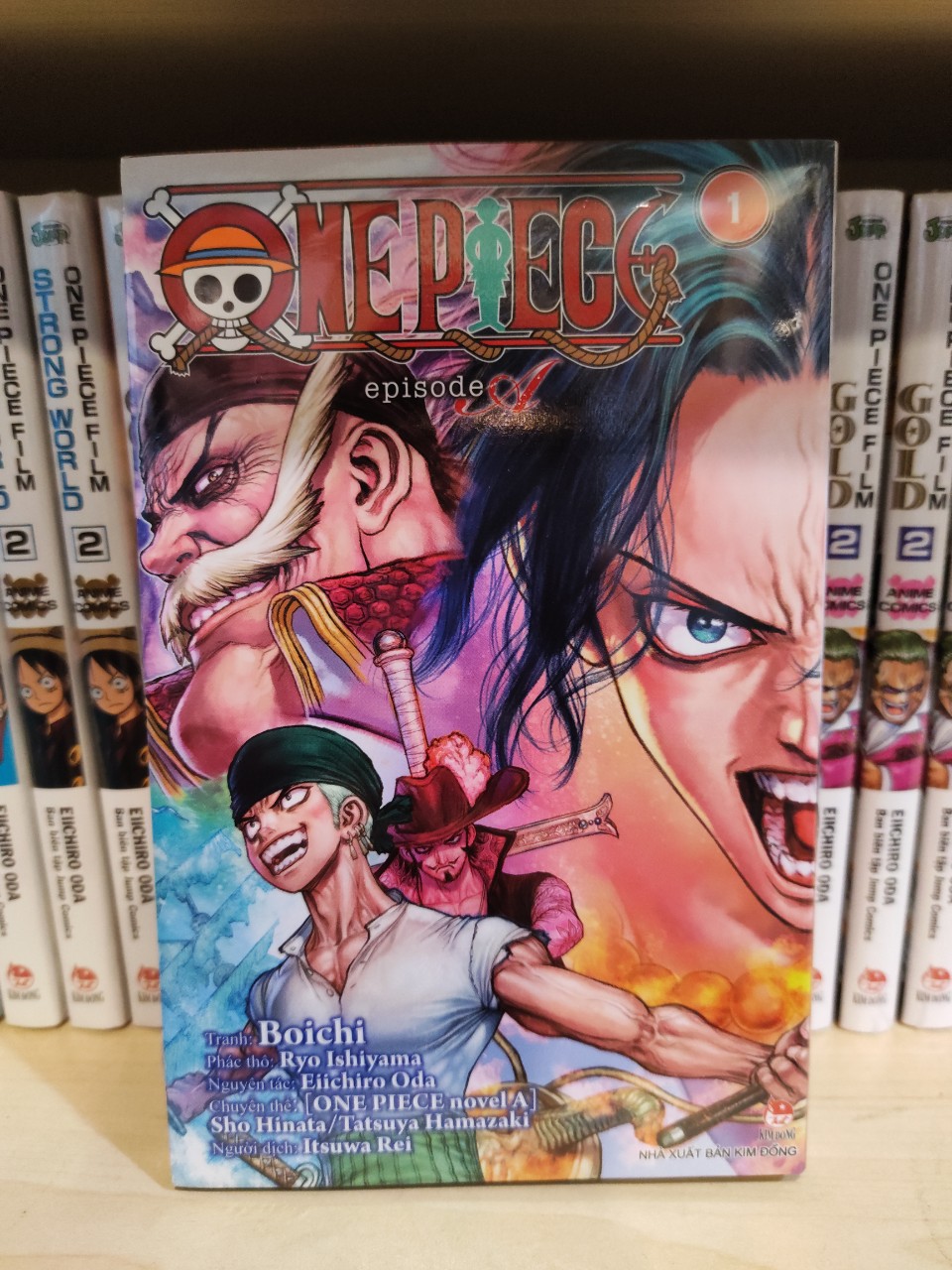 Bộ Sách One Piece - Episode A - Tập 1 + Tập 2 (Bộ 2 Cuốn) - Tặng Kèm PVC Card