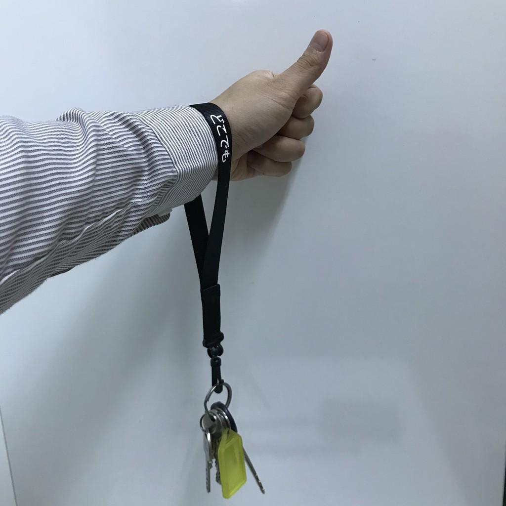 Dây móc treo chìa khóa balo túi ví keychain どこでもphong cách Nhật Bản YME_YDT01