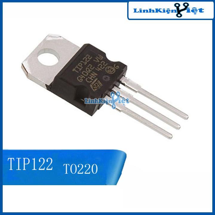 Sản phẩm TIP122 TO-220 NPN 100V/5A/65W Darlington Transistor