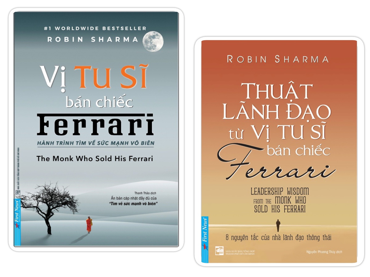 COMBO Sách Vị Tu Sĩ Bán Chiếc Ferrari + Thuật Lãnh Đạo Từ Vị Tu Sĩ Bán Chiếc Ferrari (Tái Bản 2020)