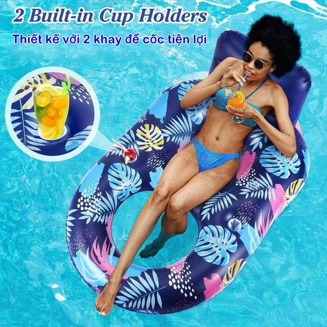 Phao Sofa Studio Chụp Ảnh Jasonwell Bikini Inflatable Pool Lounger