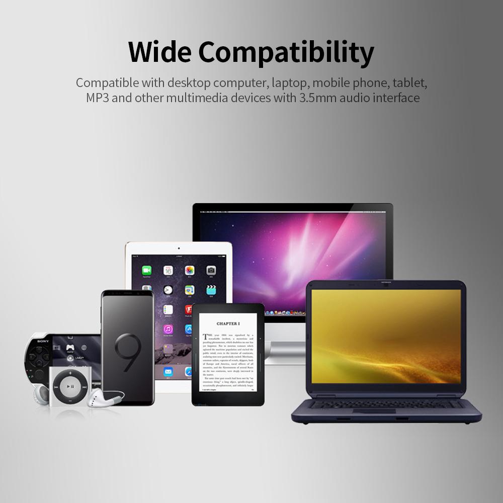 Loa máy tính để bàn đa phương tiện với hiệu ứng âm thanh nổi có dây USB cho máy tính xách tay PC