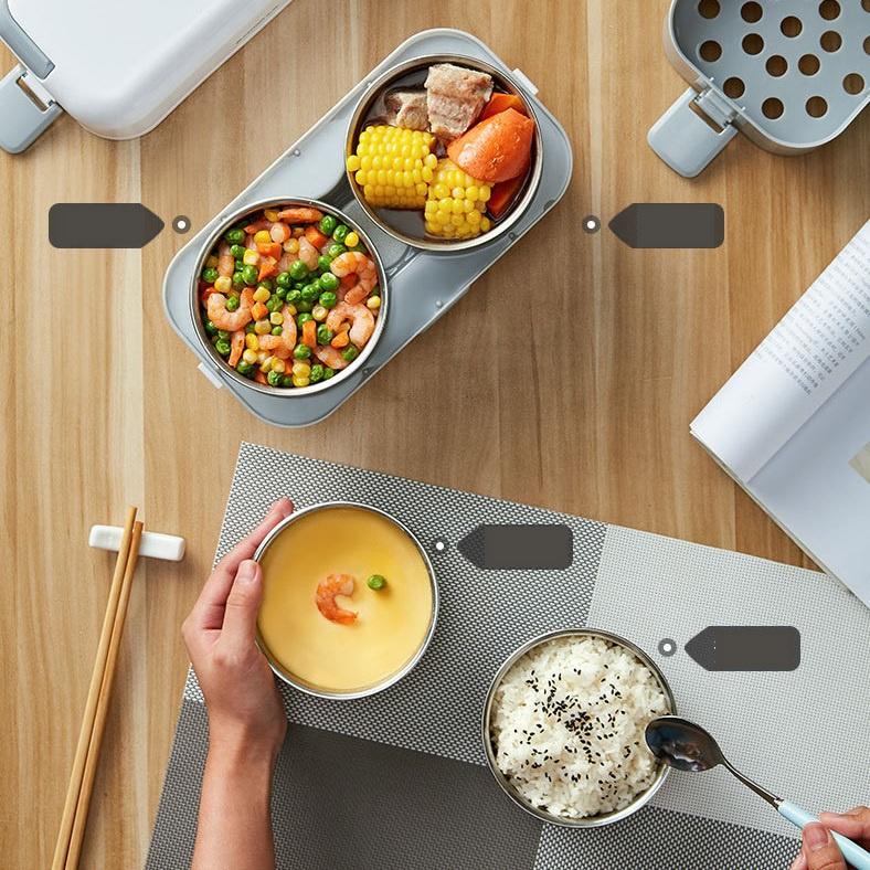 Hộp Cơm Cắm điện Văn Phòng Dây Cắm 2 Chấu
