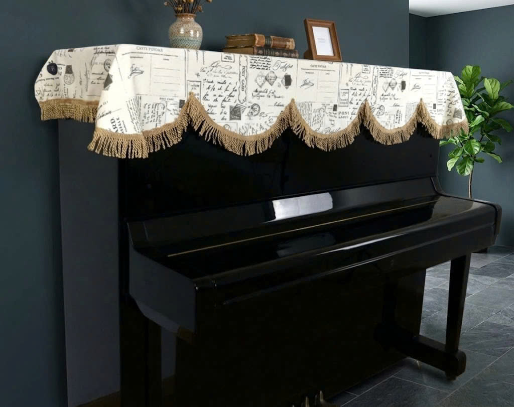 Khăn phủ đàn piano cơ đàn piano điện tử 88 phím sang trọng cổ điển - Hàng chính hãng