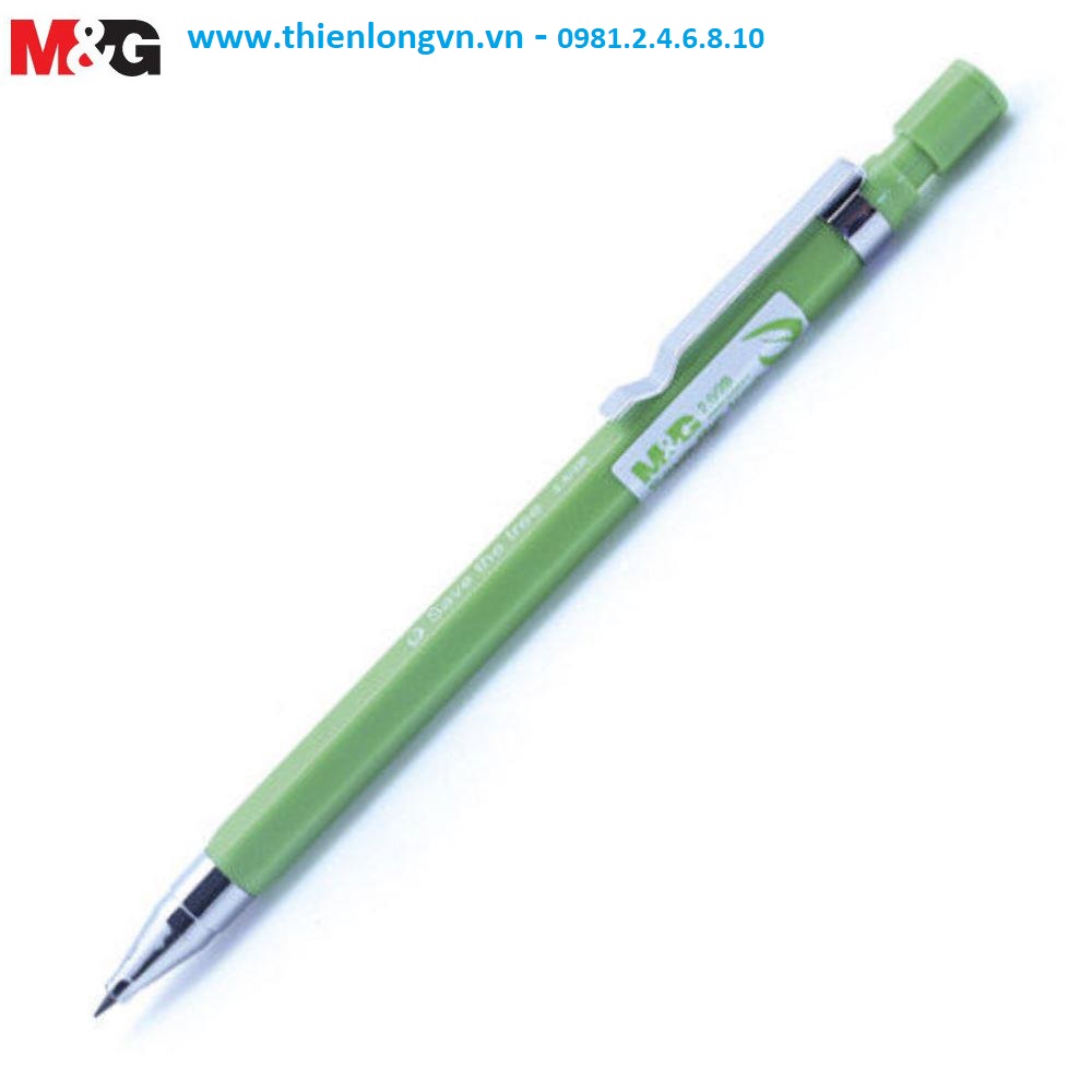 Bút chì kim M&G 2.0mm - AMP35671 thân màu xanh lá