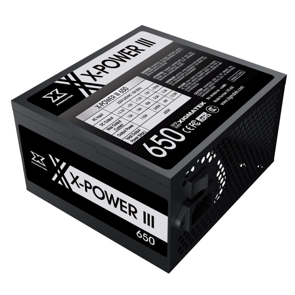 Nguồn máy tính Xigmatek X-Power III 650 600W Hàng chính hãng