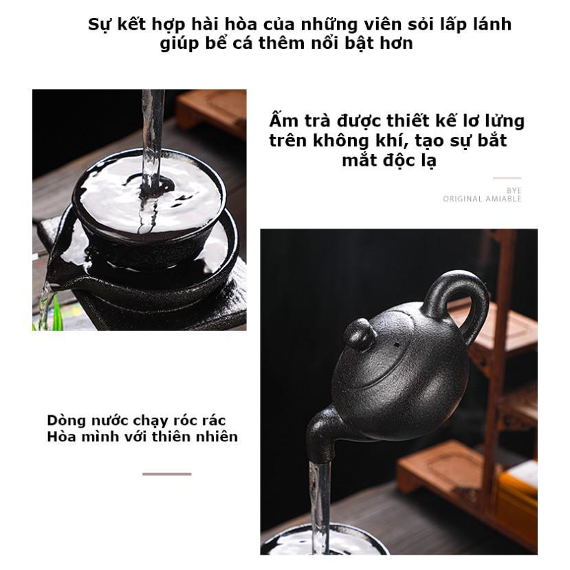 Bể cá để bàn Trang Trí Nhà Cửa Nghệ Thuật Wealthy Teapot