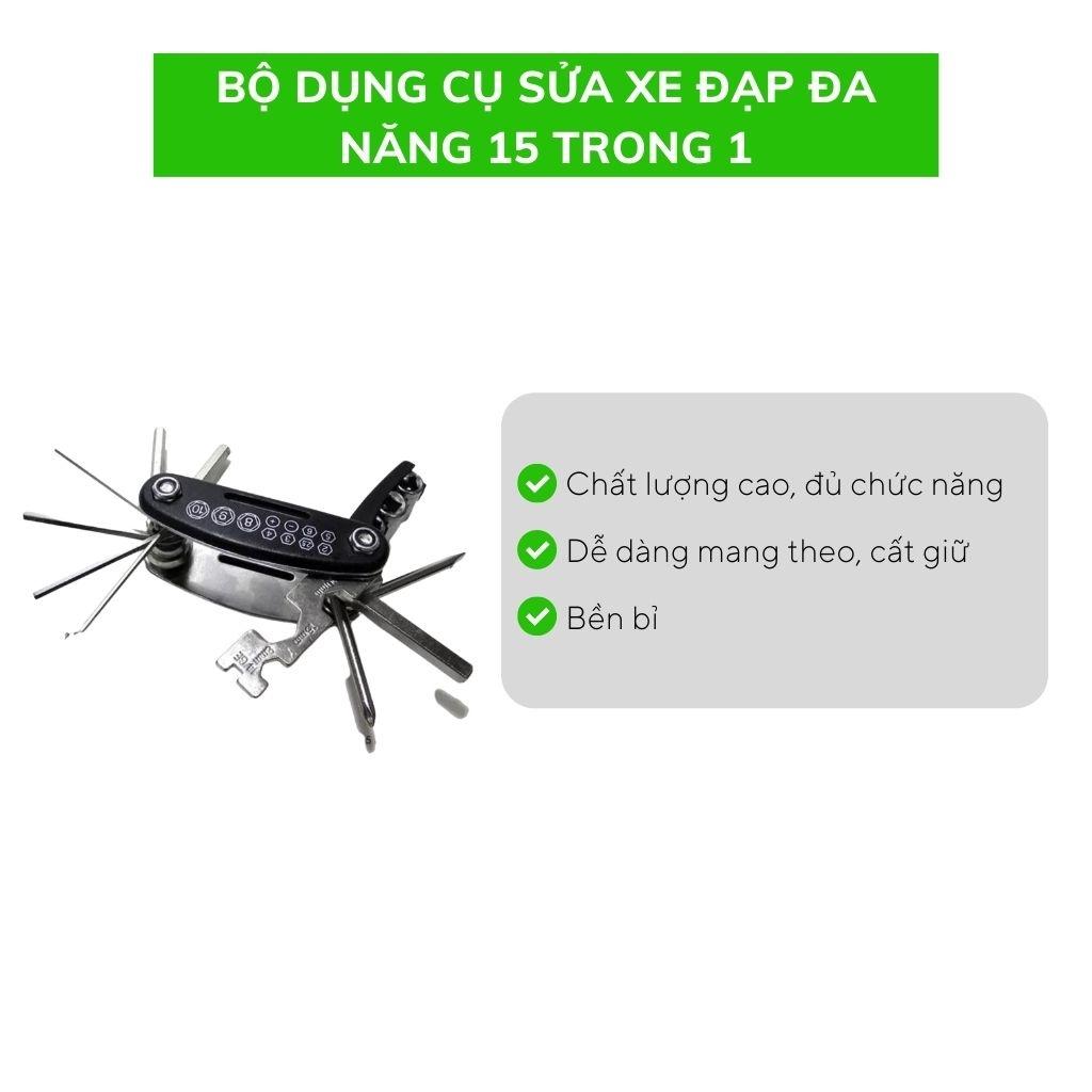 Bộ dụng cụ sửa xe đạp đa năng 15 trong 1