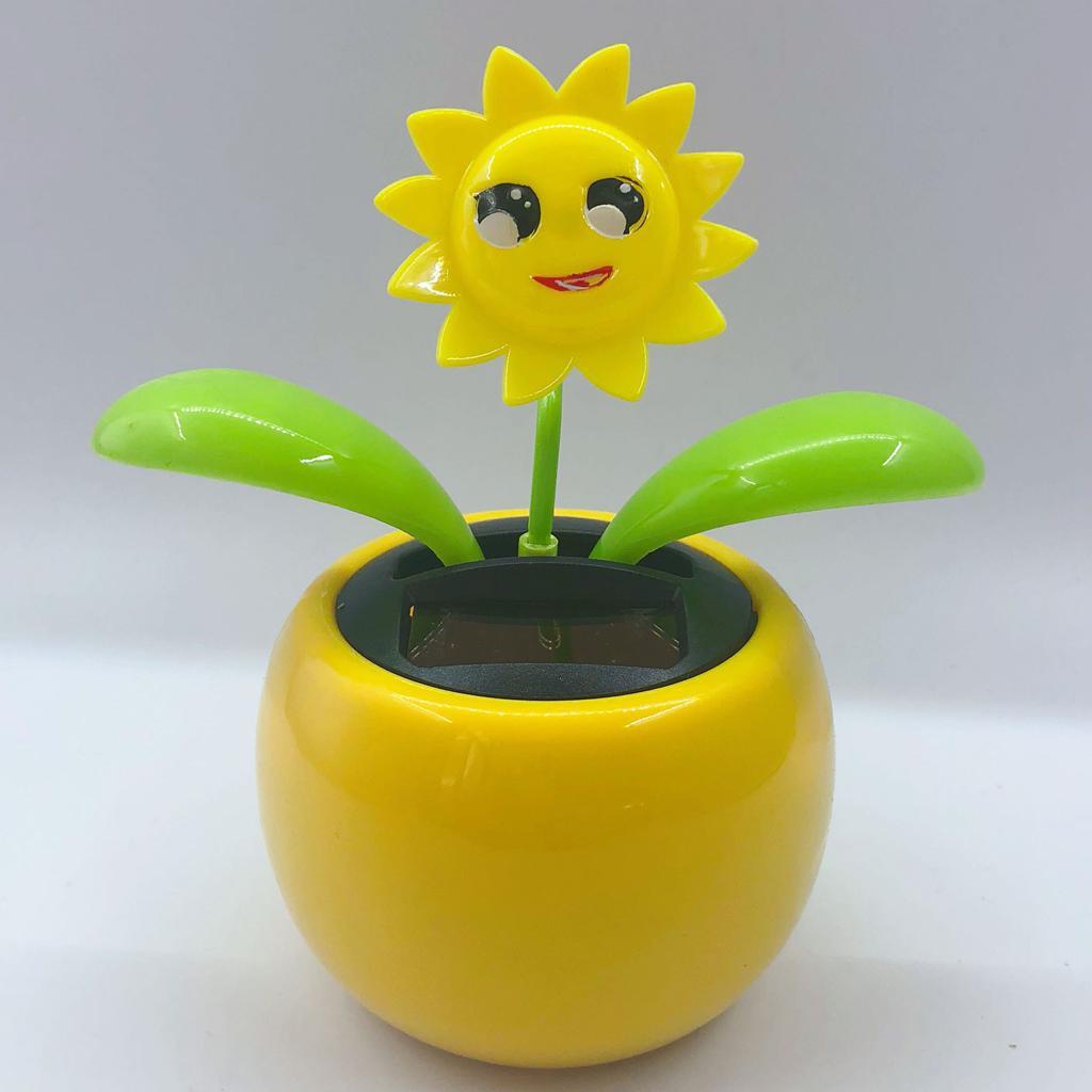 2x Solar Power Dancing Flower Flower Home Car Decor Gift NEW