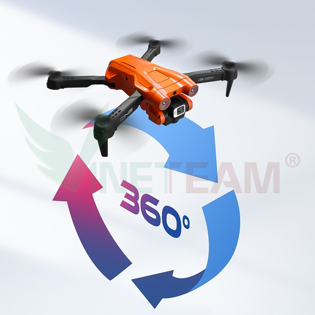 Máy Bay Điều Khiển Từ Xa Vinetteam I3 PRO Camera Kép Quadcopter UAV Với Bản Nâng Cấp 720P / 1080P / 4K HD Cảm Biến Chướng Ngại Vật Có Thể Điều Chỉnh Camera - Hàng Nhập Khẩu