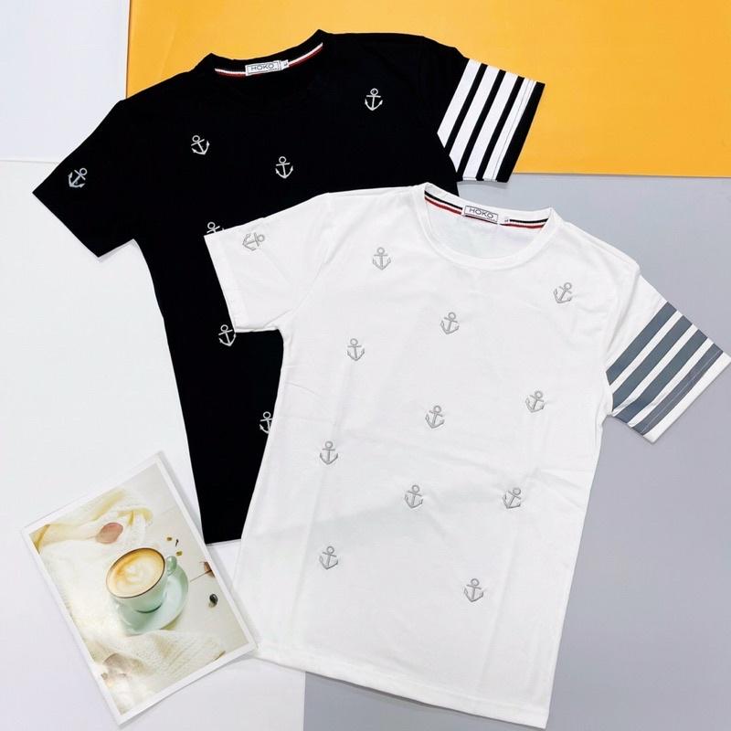 Áo nam cổ tròn thun cotton hàng cao cấp vnxk