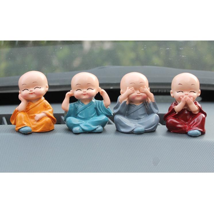 Bộ tượng tứ không trang trí taplo ô tô, tap lô xe hơi xinh xắn- Hoàng Đông Shop