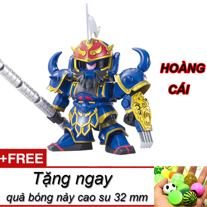 Mô hình trang trí bàn làm việc sd Hoàng Cái tặng kèm bóng nảy cao su 32 mm đồ chơi full box