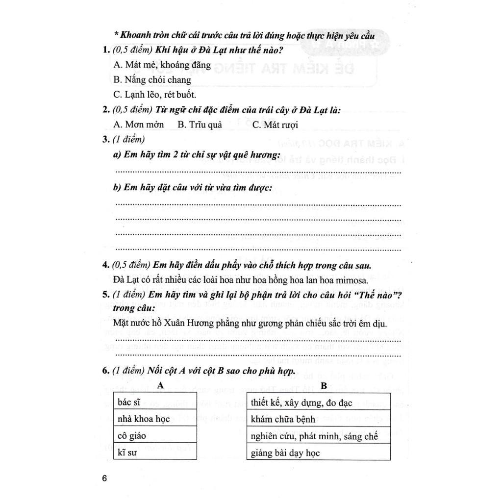 Sách - Bộ Đề Kiểm Tra Môn Toán + Tiếng Việt Lớp 3 - Combo 2 Tập - Dùng Kèm SGK Chân Trời Sáng Tạo - Hồng Ân
