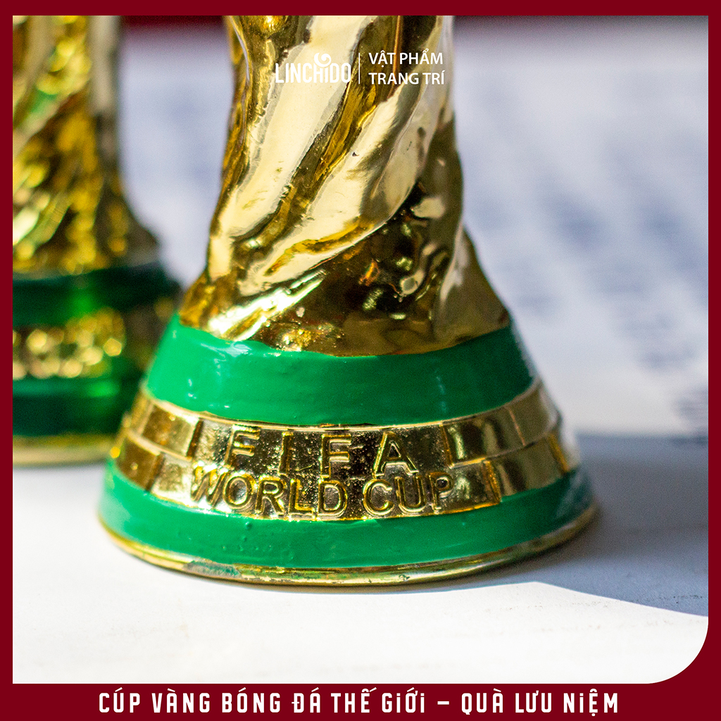 Cúp Vàng Bóng Đá Thế Giới - Quà Lưu Niệm Dành Cho Người Hâm Mộ Bóng Đá - Phiên bản 15 CM