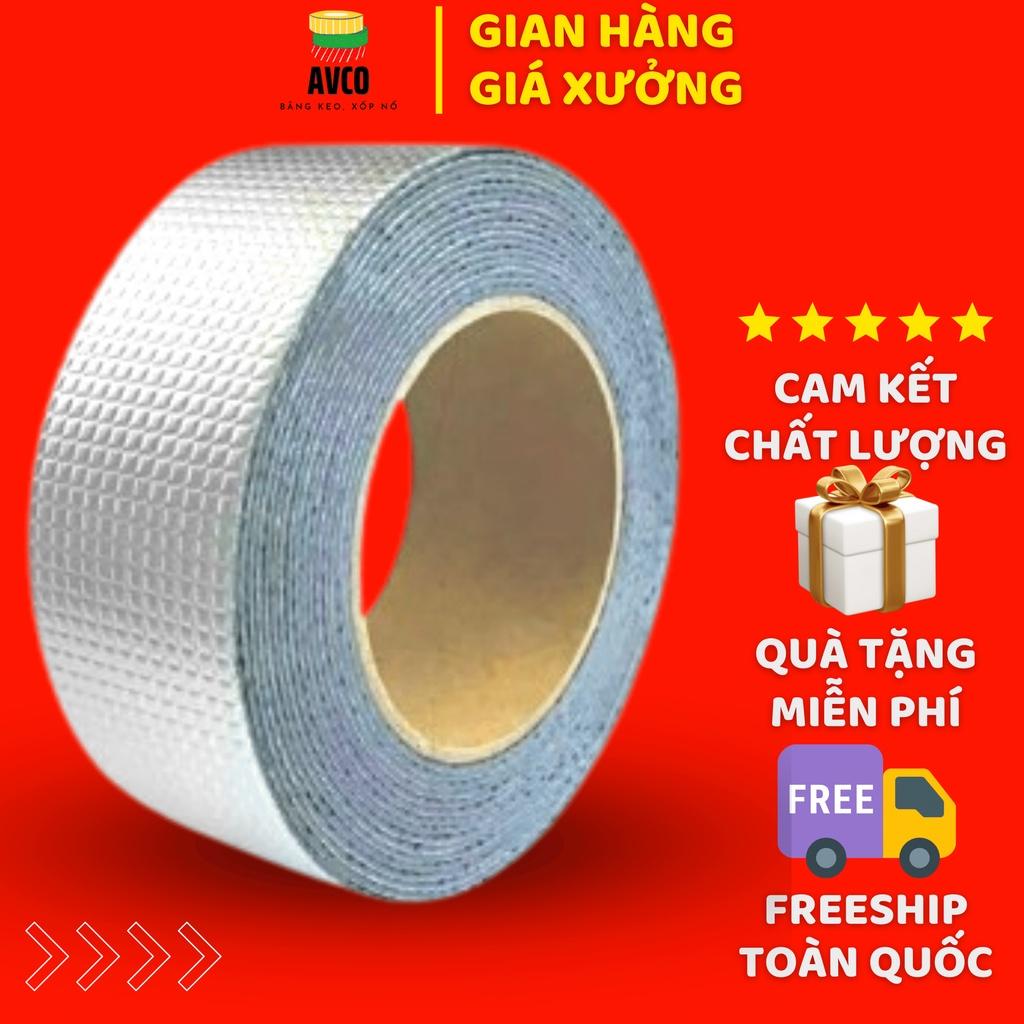 [RẺ VÔ ĐỊCH] Băng dính chống thấm AVCO chống dột, chống nước khổ 5cm x 5m