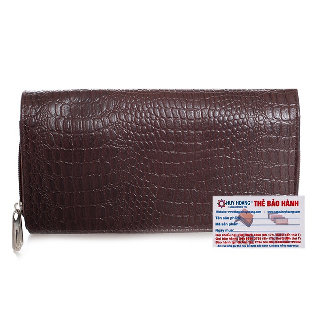 Ví Nữ Huy Hoàng HT3134 (10 x 19.5 cm) - Nâu