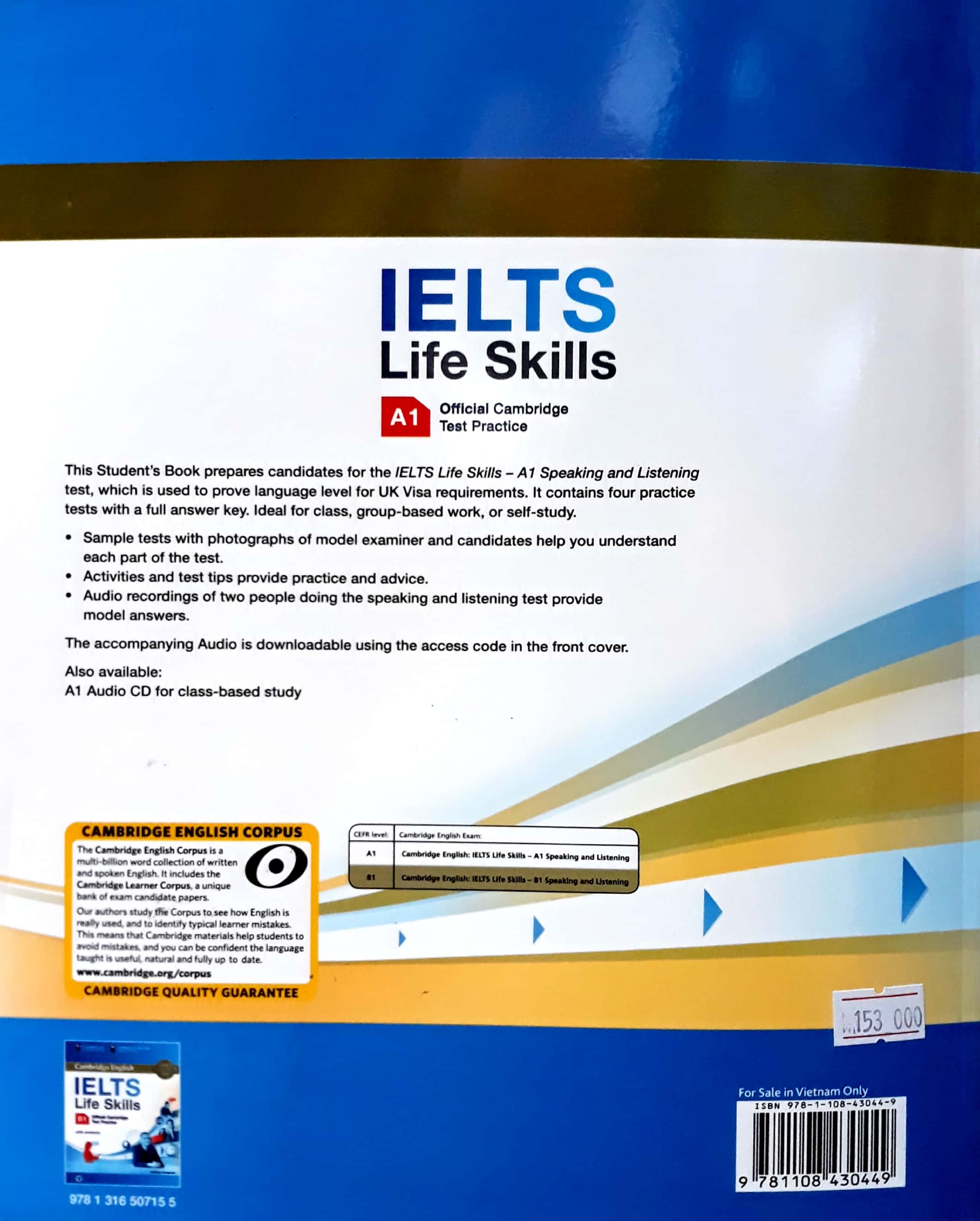 IELTS Life Skills Official Cam Test Practice A1 SB with Answers (Sách Không Kèm Đĩa)