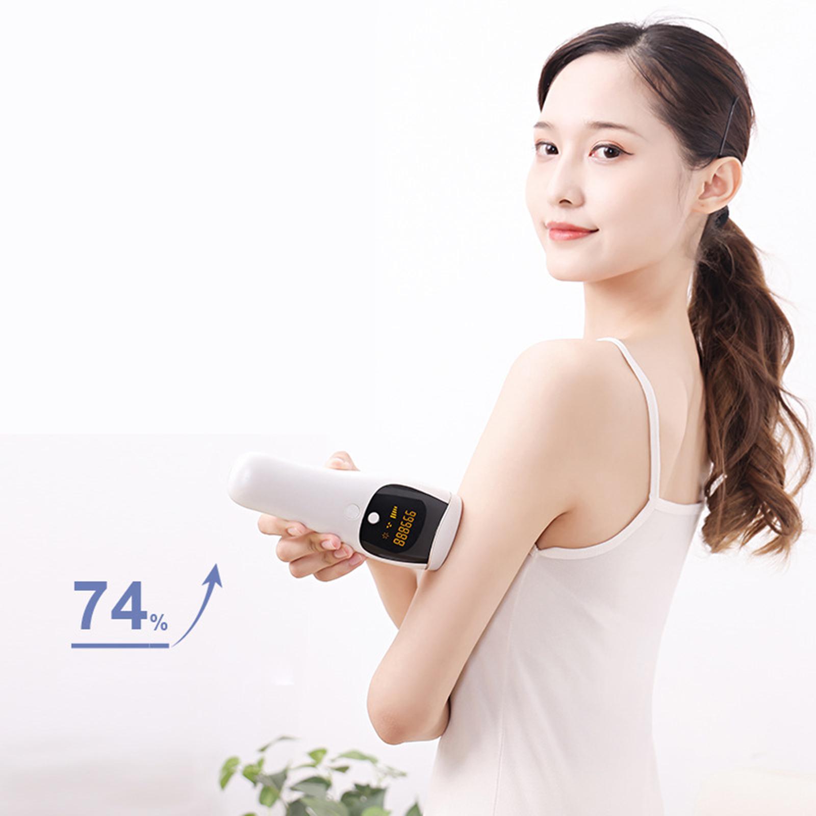 Painless Flashes Epilator Ice Cooling Hair Removal Machine for Men Women