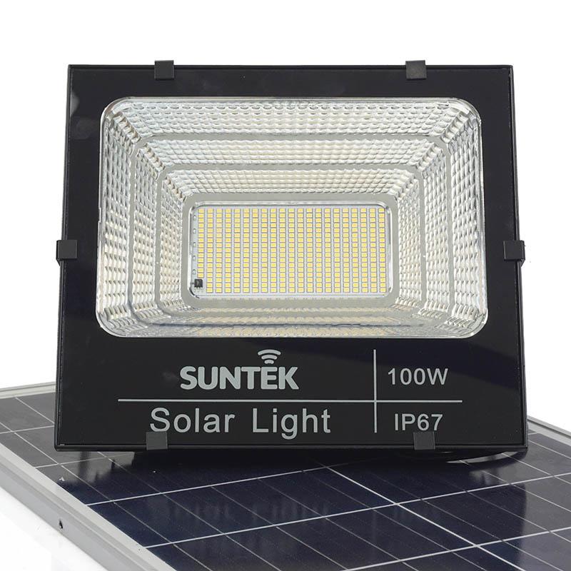 Đèn pha năng lượng mặt trời SUNTEK LED SOLAR 100W - Hàng Chính Hãng - Bảo hành 2 năm 1 đổi 1