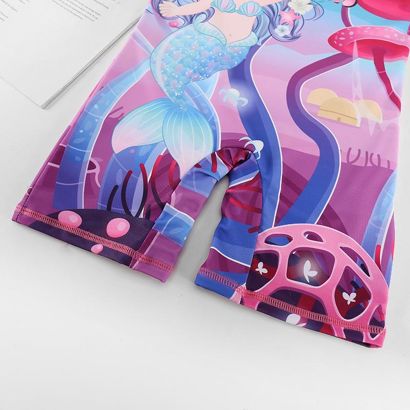 1-6 Năm Cô Gái Đồ Bơi Hoạt Hình Nhiều Màu Sắc Nàng Tiên Cá Một Mảnh In Hình Bơi Trẻ Em 2021 Cô Gái Áo Tắm đi Biển