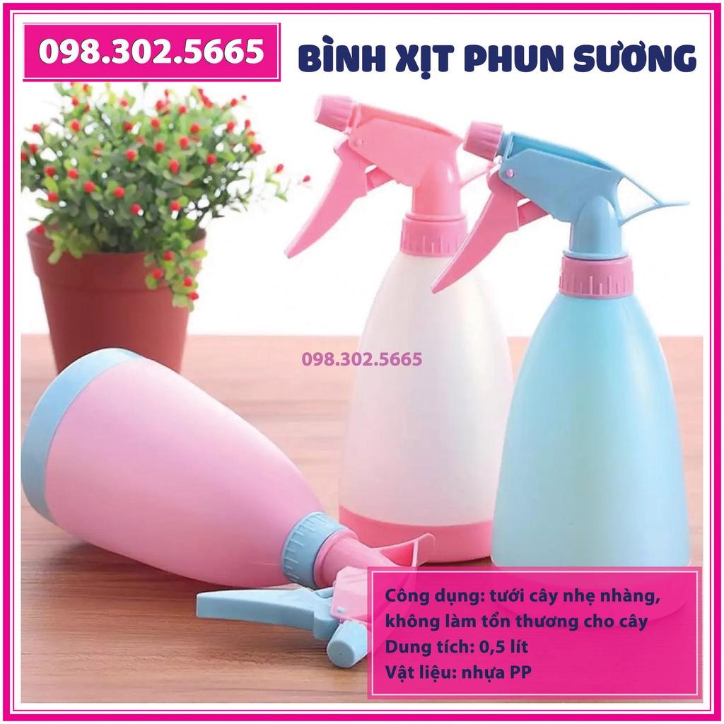 Set 5 Bình xịt tưới cây phun sương, Bình tưới phun hoa cây cảnh, Xịt rửa tay, Lau kính