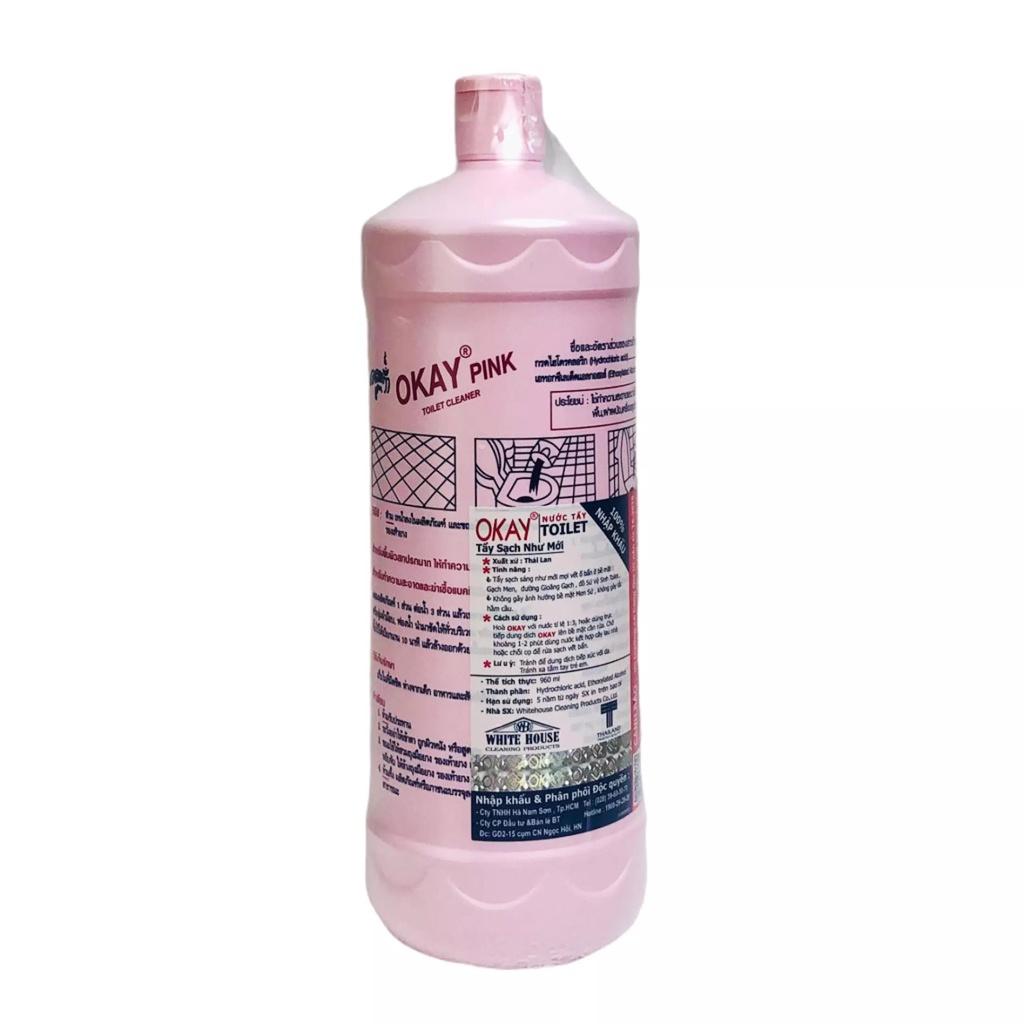 Tẩy Bồn Cầu Okay Pink Thái Lan 960ml