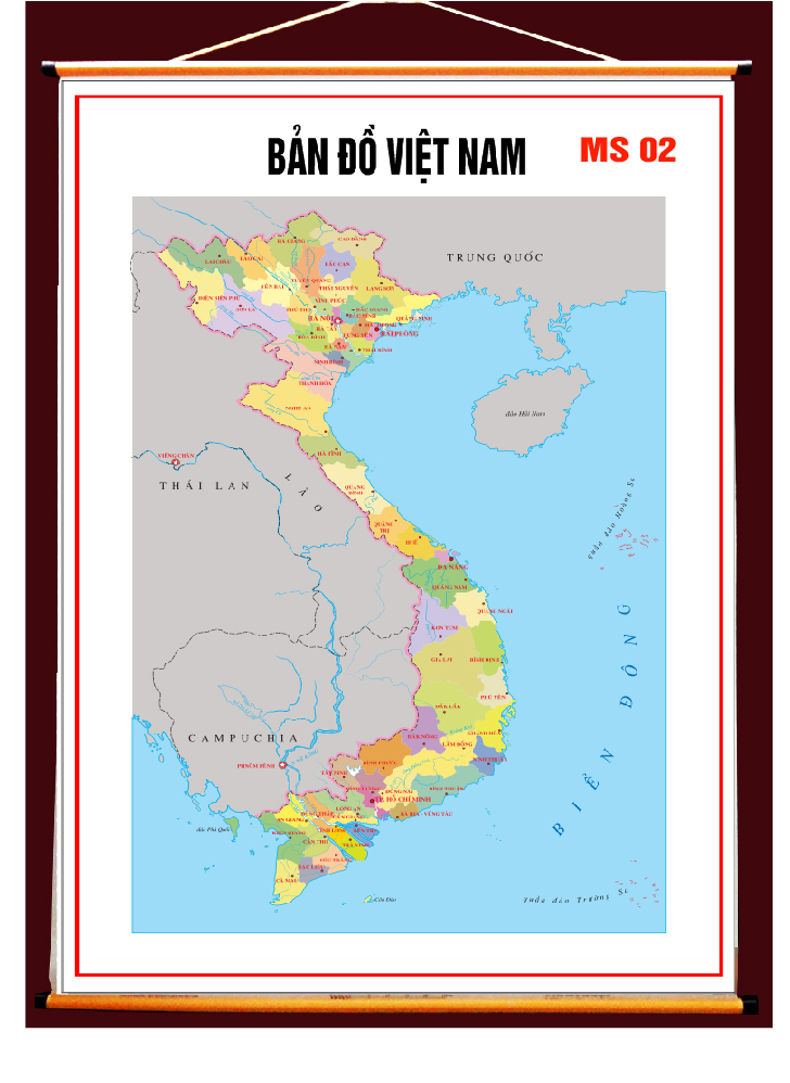 B.Đồ Vùng Miền Việt Nam khổ lớn A0 . Có sẵn sáo và dây treo. Tặng đính đóng tường không khoan.