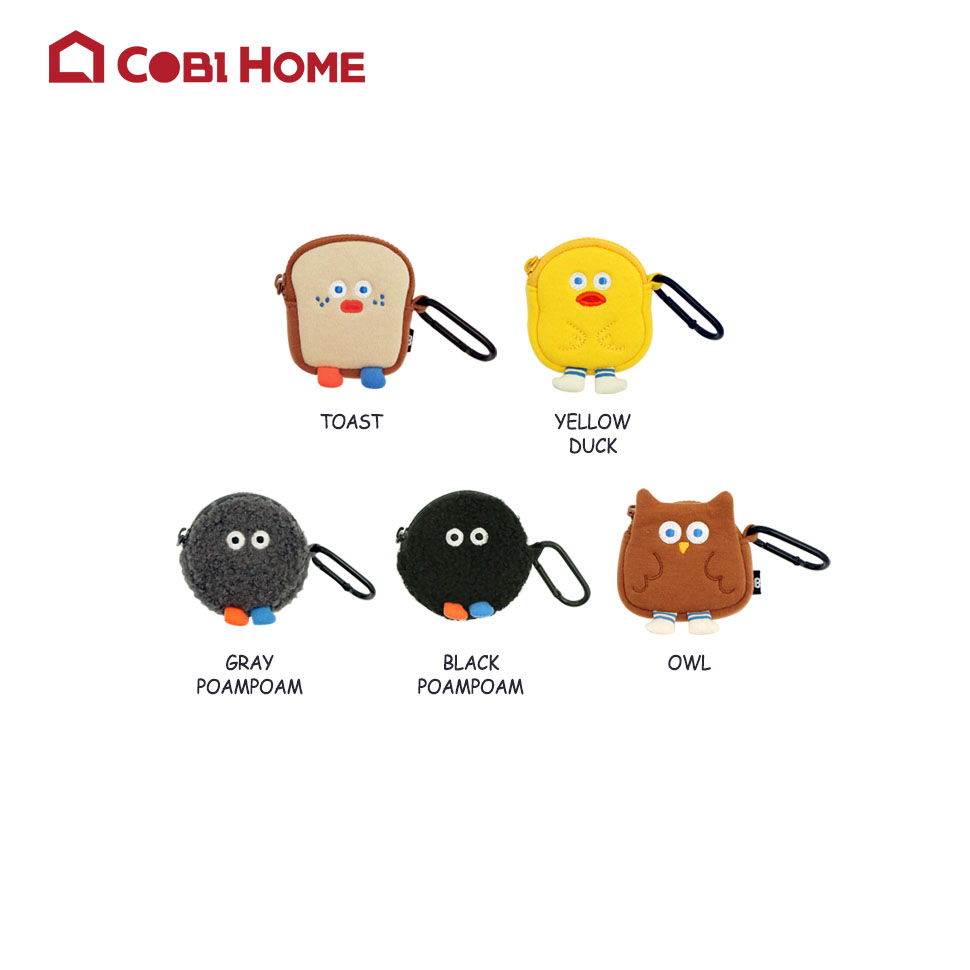 Case tai nghe dành cho airpod 1 và 2 hàng chính hãng của Brunch Brother pouch bằng vải - 2 kiểu lựa chọn