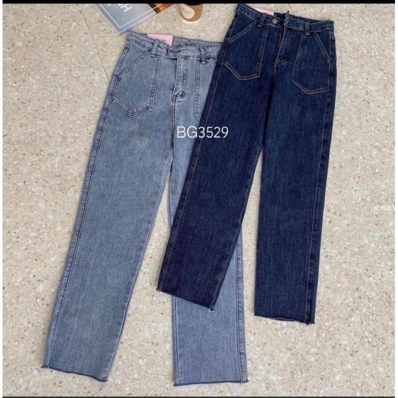 Quần Jeans ông đứng cạp cao hot hit/ Hàng cao cấp M3529