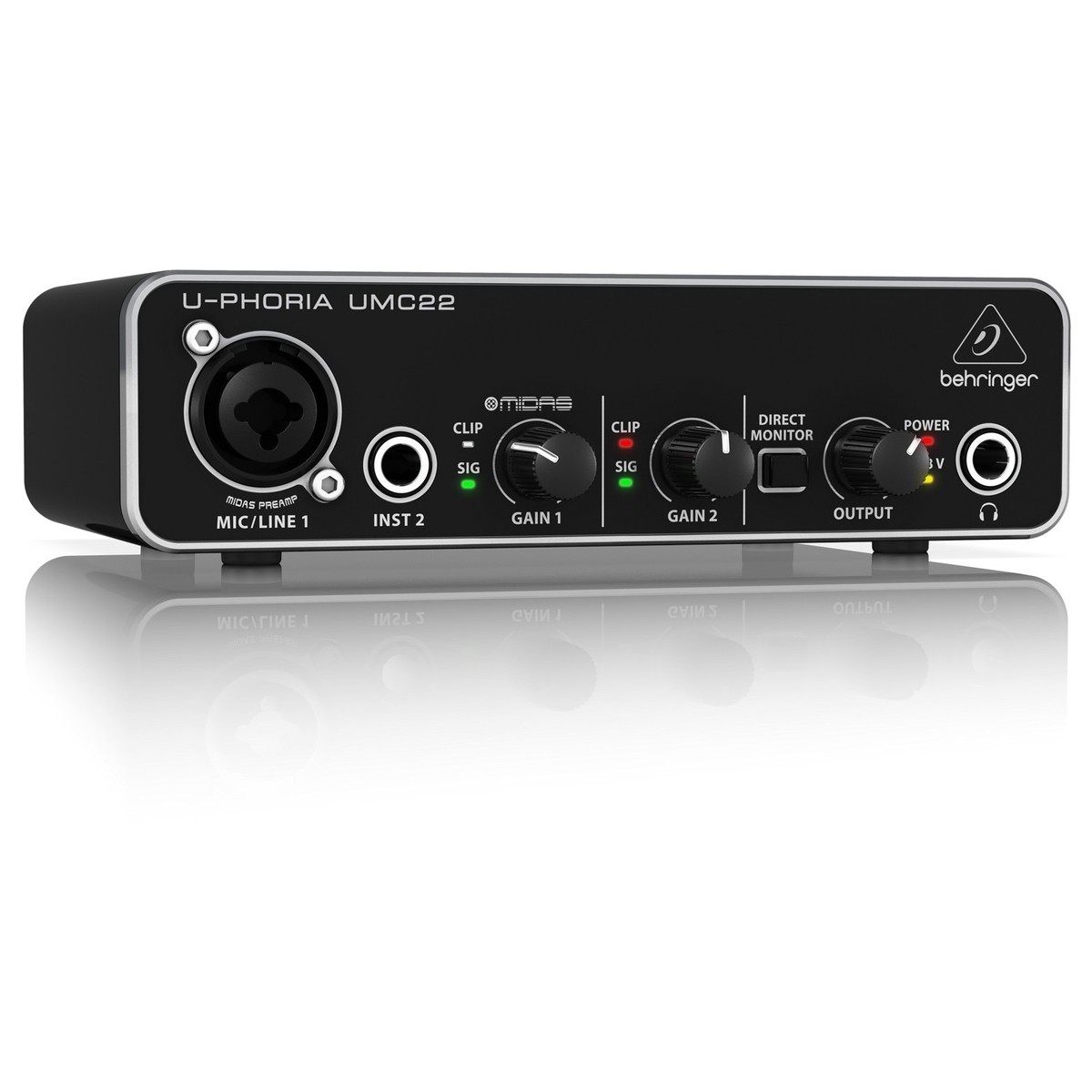 Behringer U-Phoria UMC22 USB Audio Interface - Hàng Chính Hãng