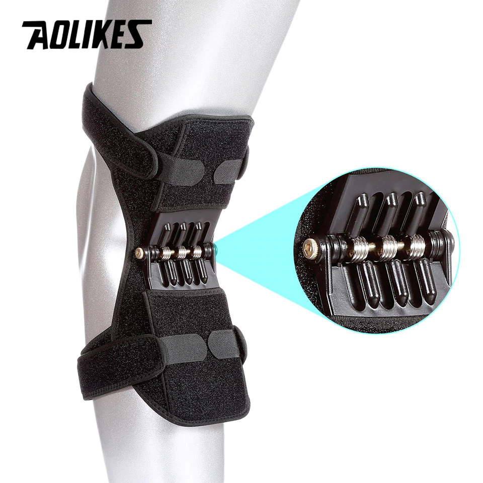 Khung Nâng Đầu Gối Hỗ Trợ Xương Khớp Giảm Đau Lót Thoáng Khí PowerKnee AOLIKES YE-YX005