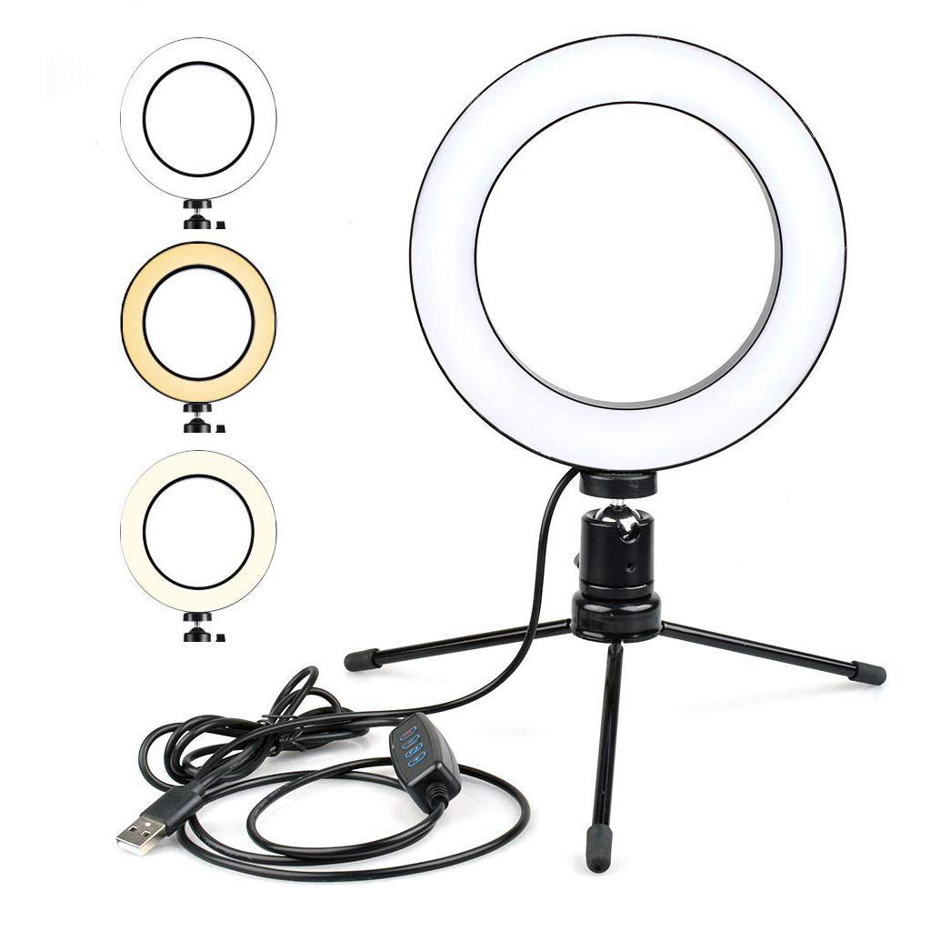 Selfie Portable LED Fill Light for YouTube Video Camera Photography