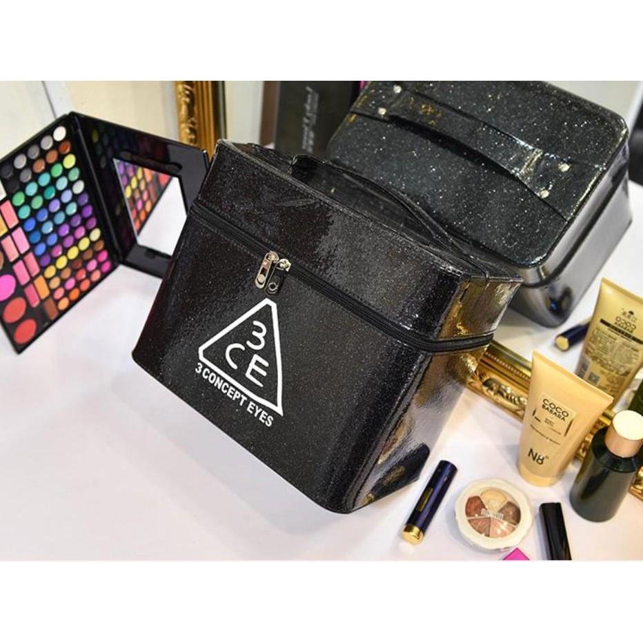 Túi đựng đồ trang điểm chống nước xách tay sức chứa lớn có gương trang điểm cho chị em - ShopToro - AsiaMart