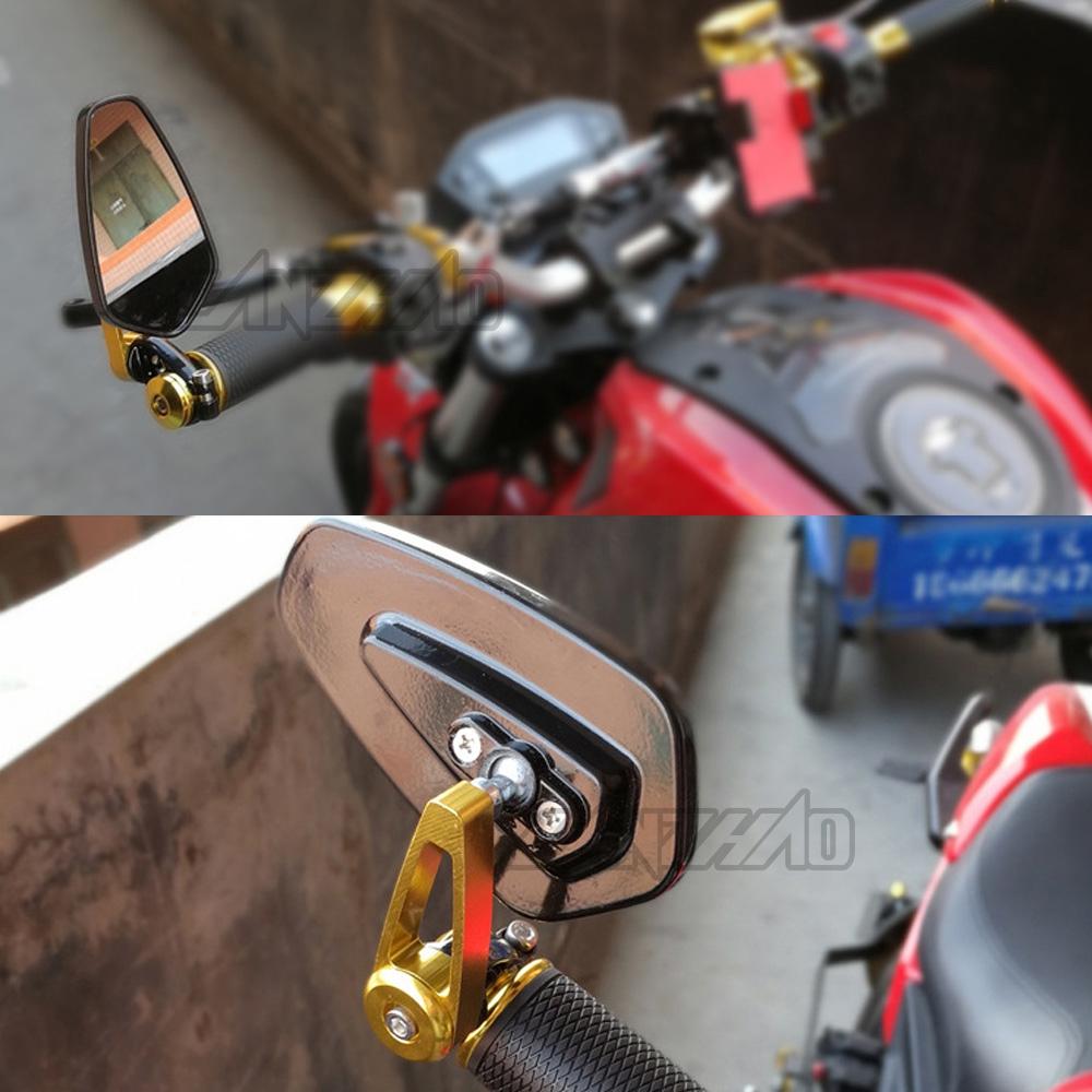 Gương Chiếu Hậu 7/8" 22mm Bằng Nhôm CNC Cho Xe Máy YAMAHA HONDA