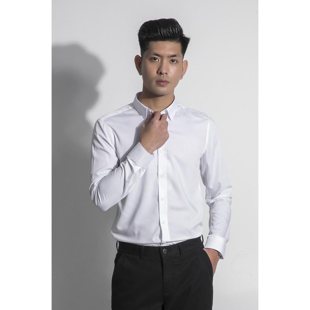 Áo sơ mi nam Aristino ALSR08 Slim fit ôm vừa cơ thể