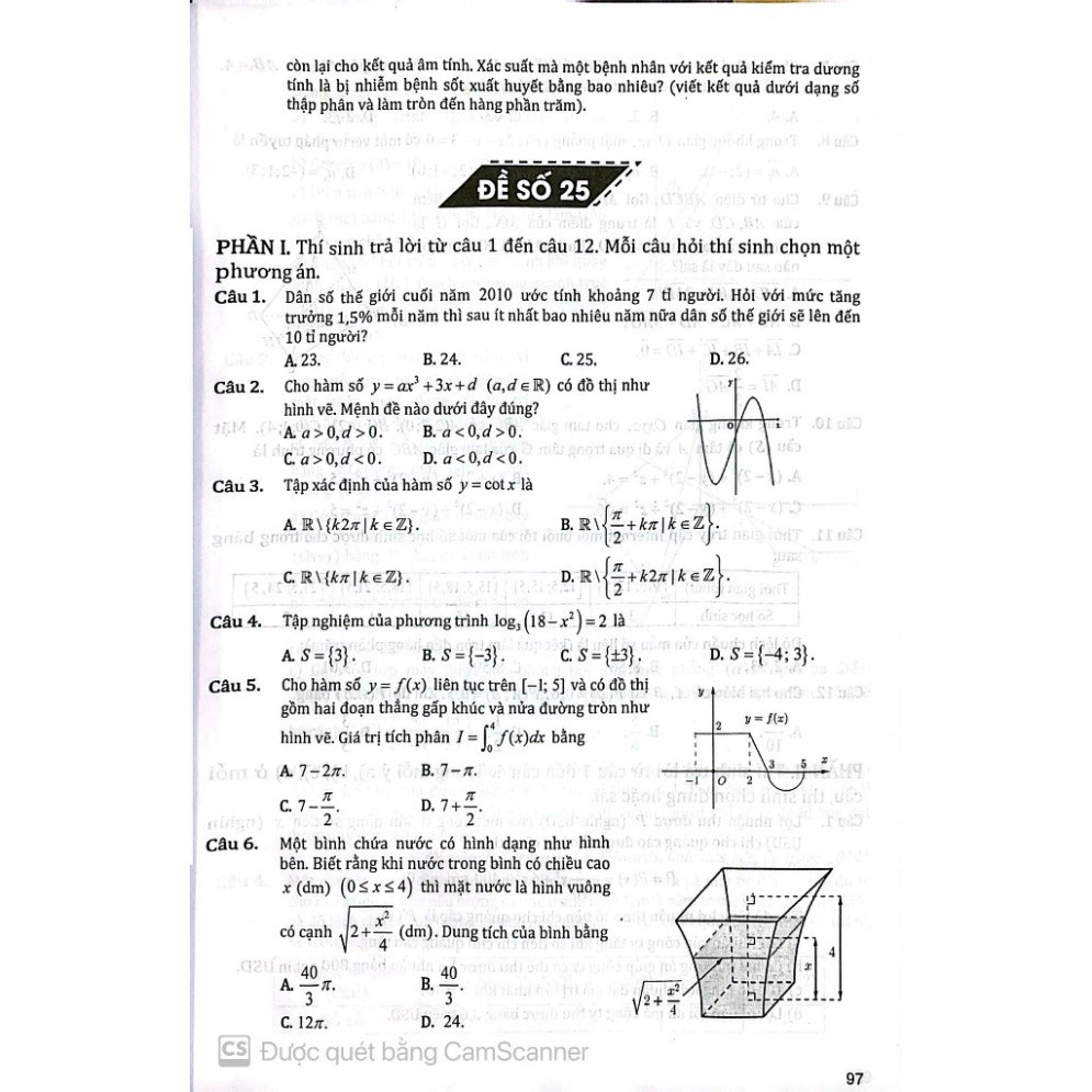 Tuyển tập bộ đề môn toán luyện thi THPT cấu trúc đề thi năm 2025 - HA