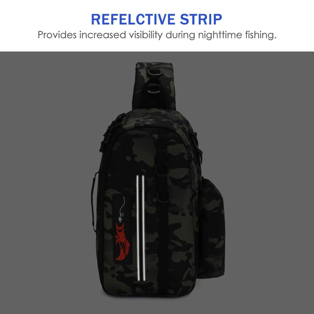 Fishing Bag Fishing Tackle Shoulder Bag Travel Carry Bag Fishing Reel Storage Bag