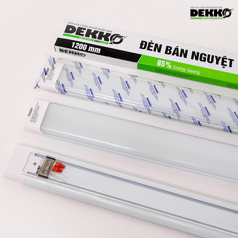 Đèn LED bán nguyệt DEKKO 2211 dài 60cm/20W và 1m2/40W chính hãng