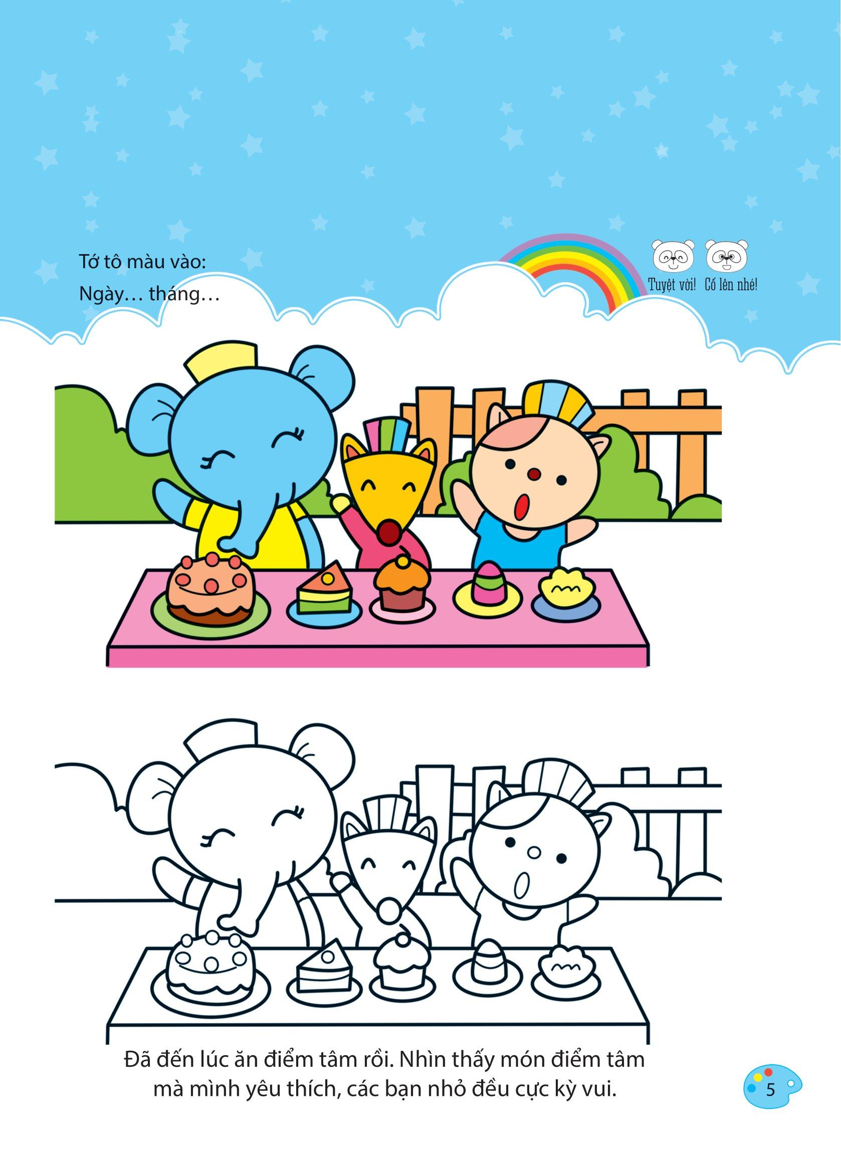 Bé Tập Tô Màu - Từ Cơ Bản Đến Nâng Cao - Lăng Kính Mộng Mơ 2