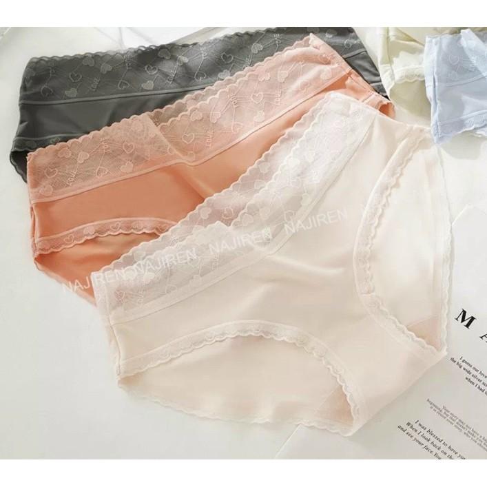 MỚI*Quần Lót SU LỤA Siêu MÁT Phối Ren dấu Đường May Quyến Rũ - CHILLHOUSE