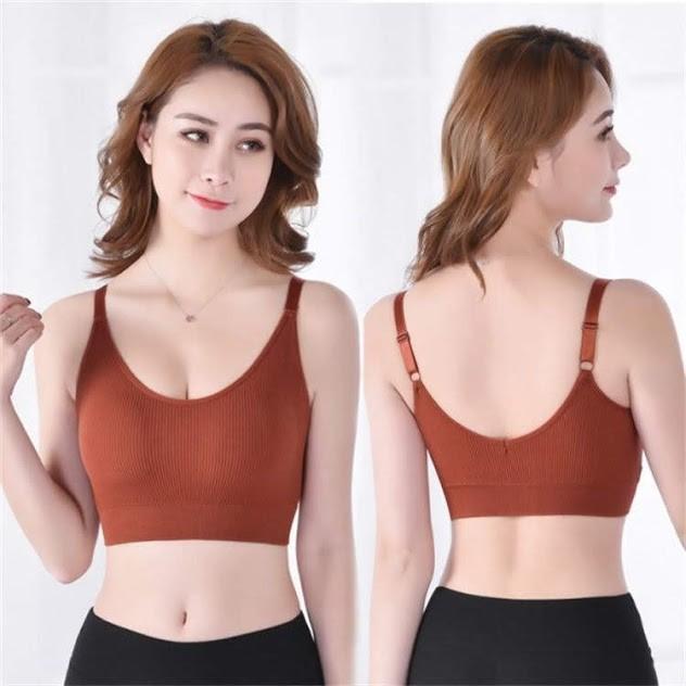 SIÊU PHẨM- ÁO BRA COTTON MẶC ĐA NĂNG SIÊU ĐẸP 2810, ÁO BRA GÂN FREESIZE