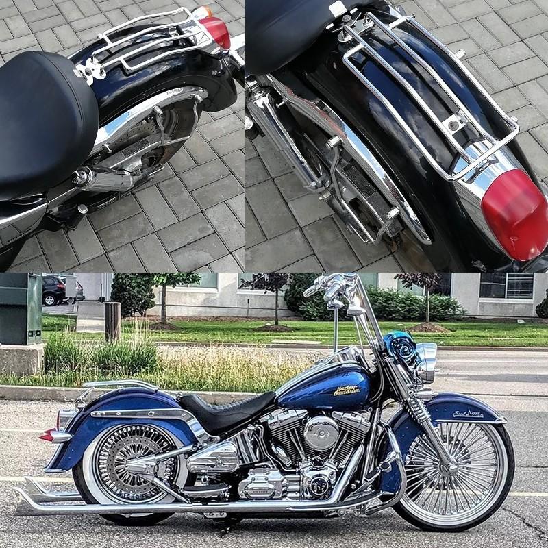 Khay đựng vật dụng tiện lợi gắn yên xe mô tô Harley Davidson