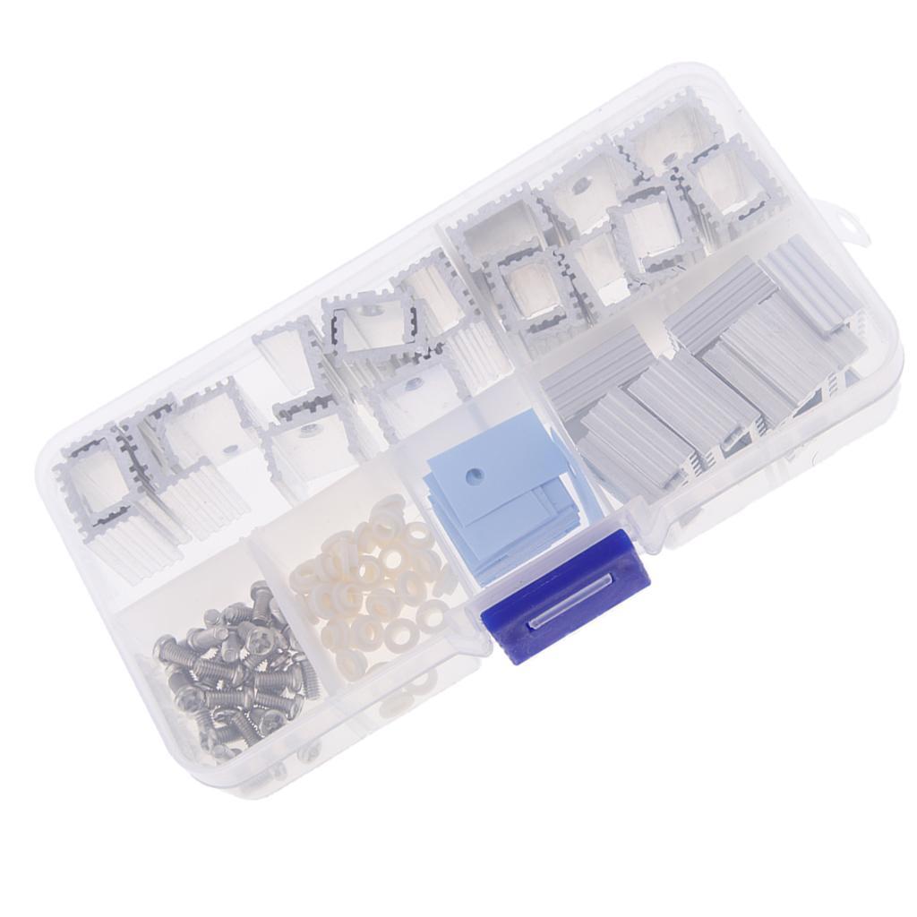 1Pack Aluminum   Module  design for TO220 Transistor