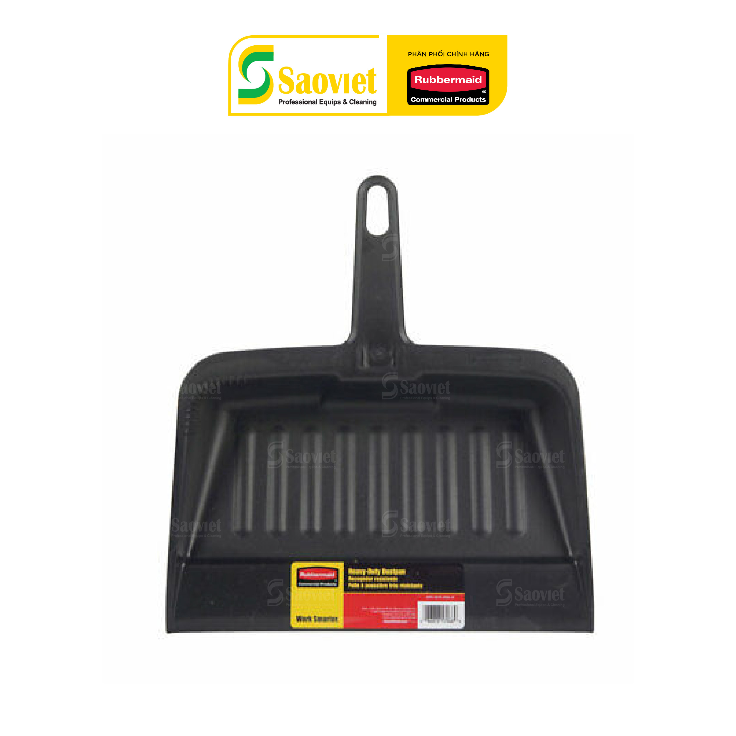 Ky Hốt Rác Cán Ngắn RUBBERMAID Nhựa Cao Cấp - SKU: FG9B5900BLA/FG200500CHAR/FG9B6000BLA | SAOVIETCO